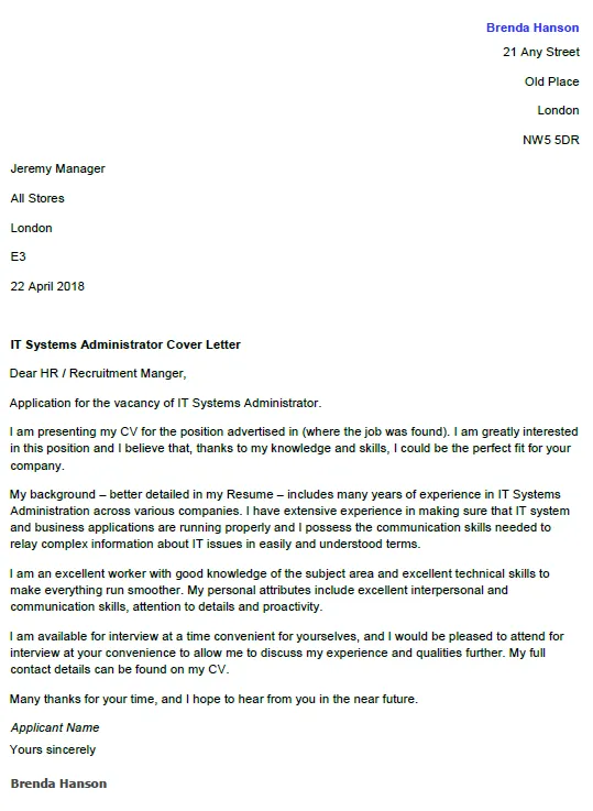 38404 formatting cover letter