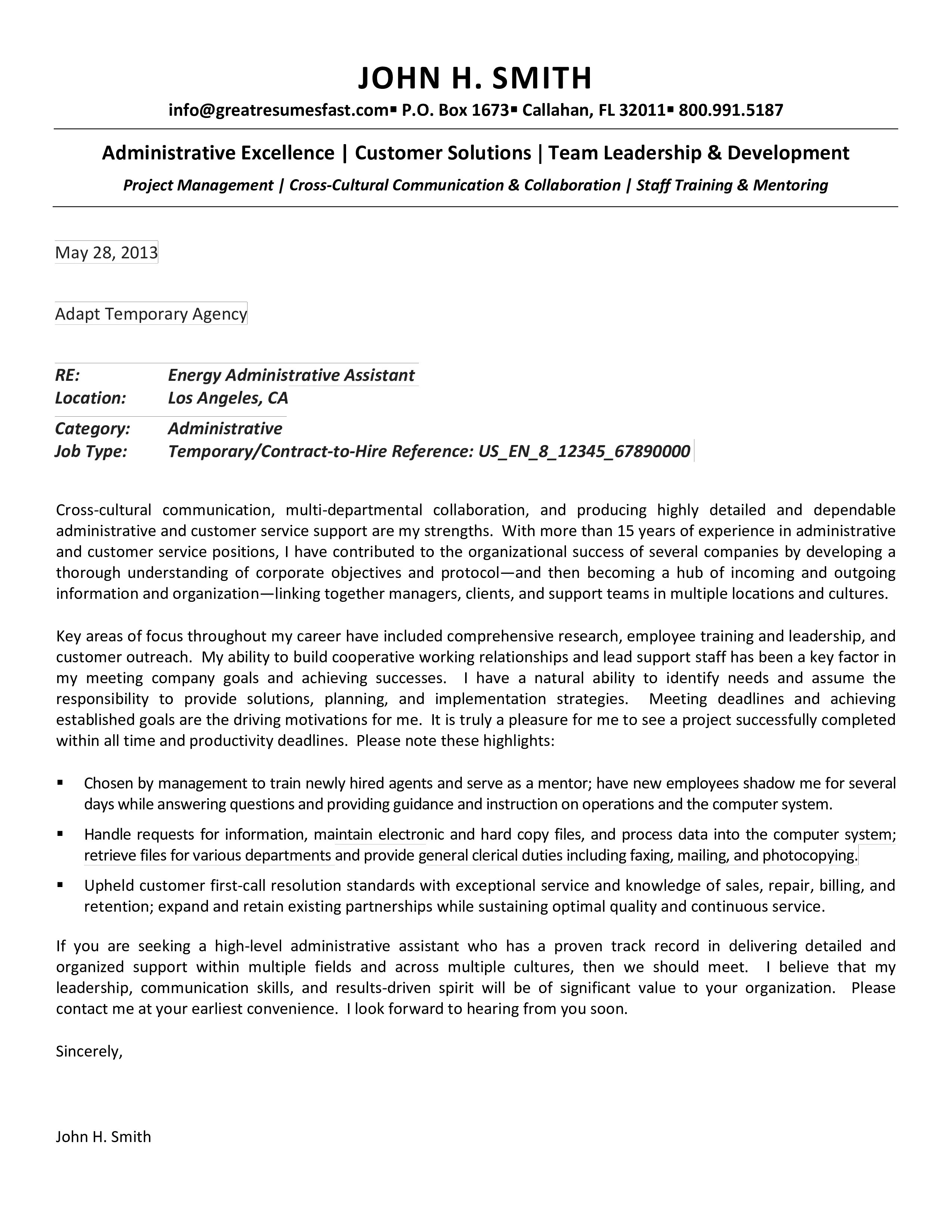 38407 cover letter importance