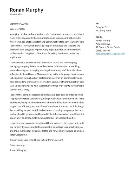 38407 cover letter tailoring