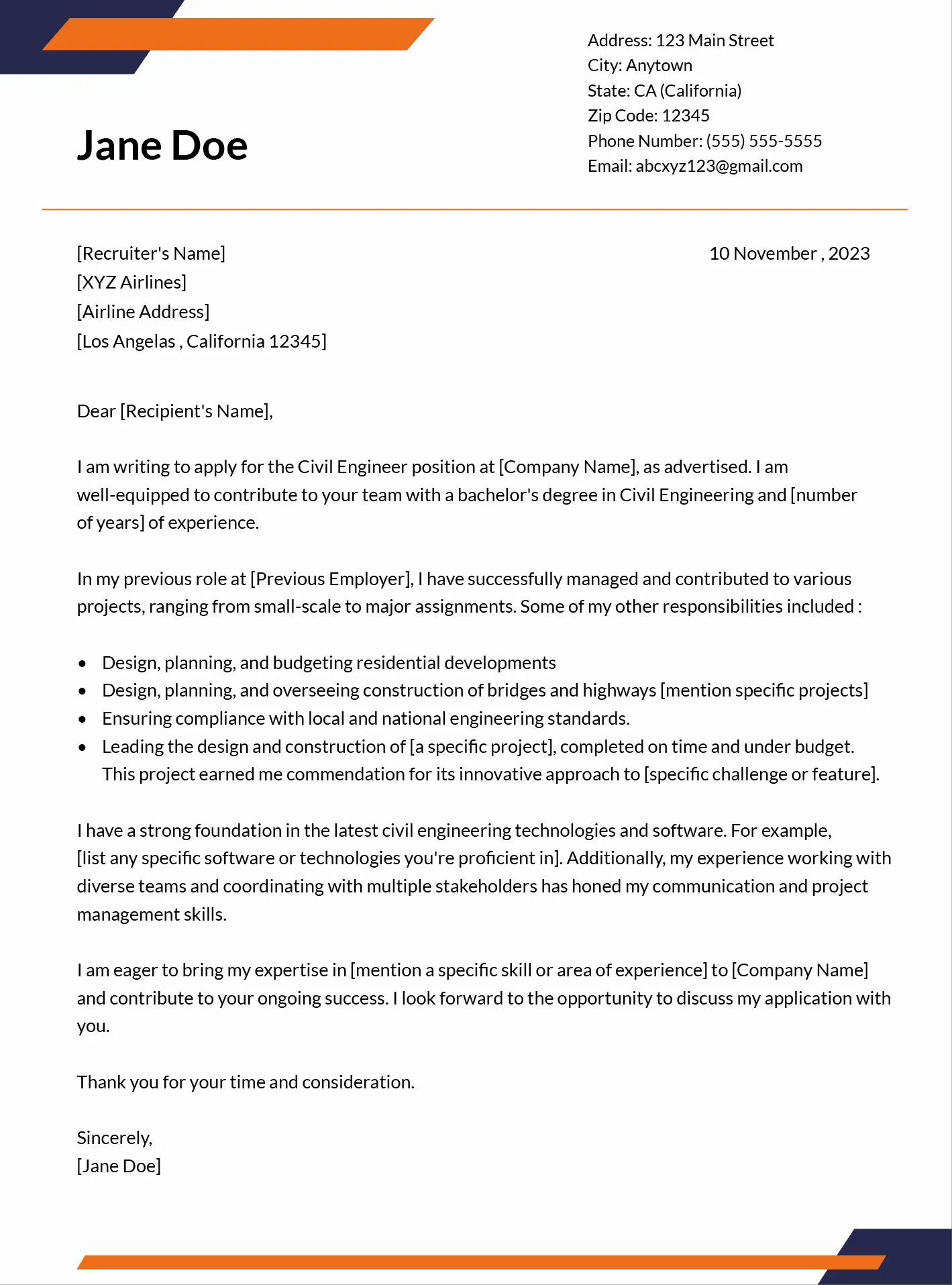 38411 quantifiable achievements cover letter