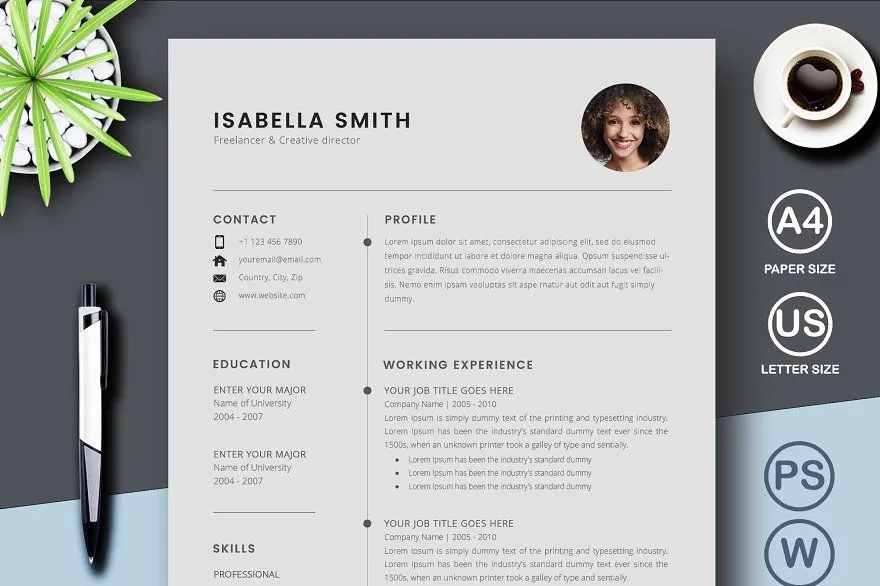 38412 cv skills experience