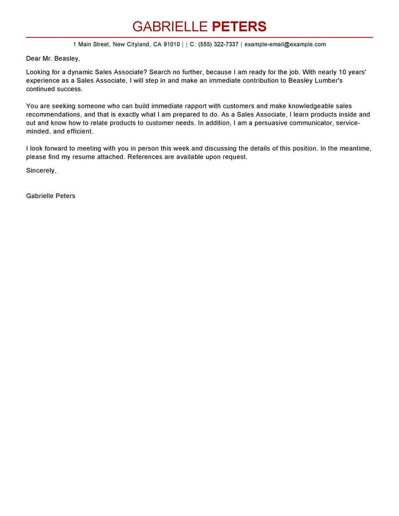 38421 cover letter format