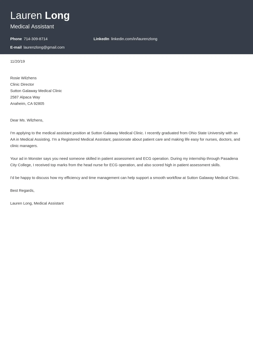 38423 cover letter formatting