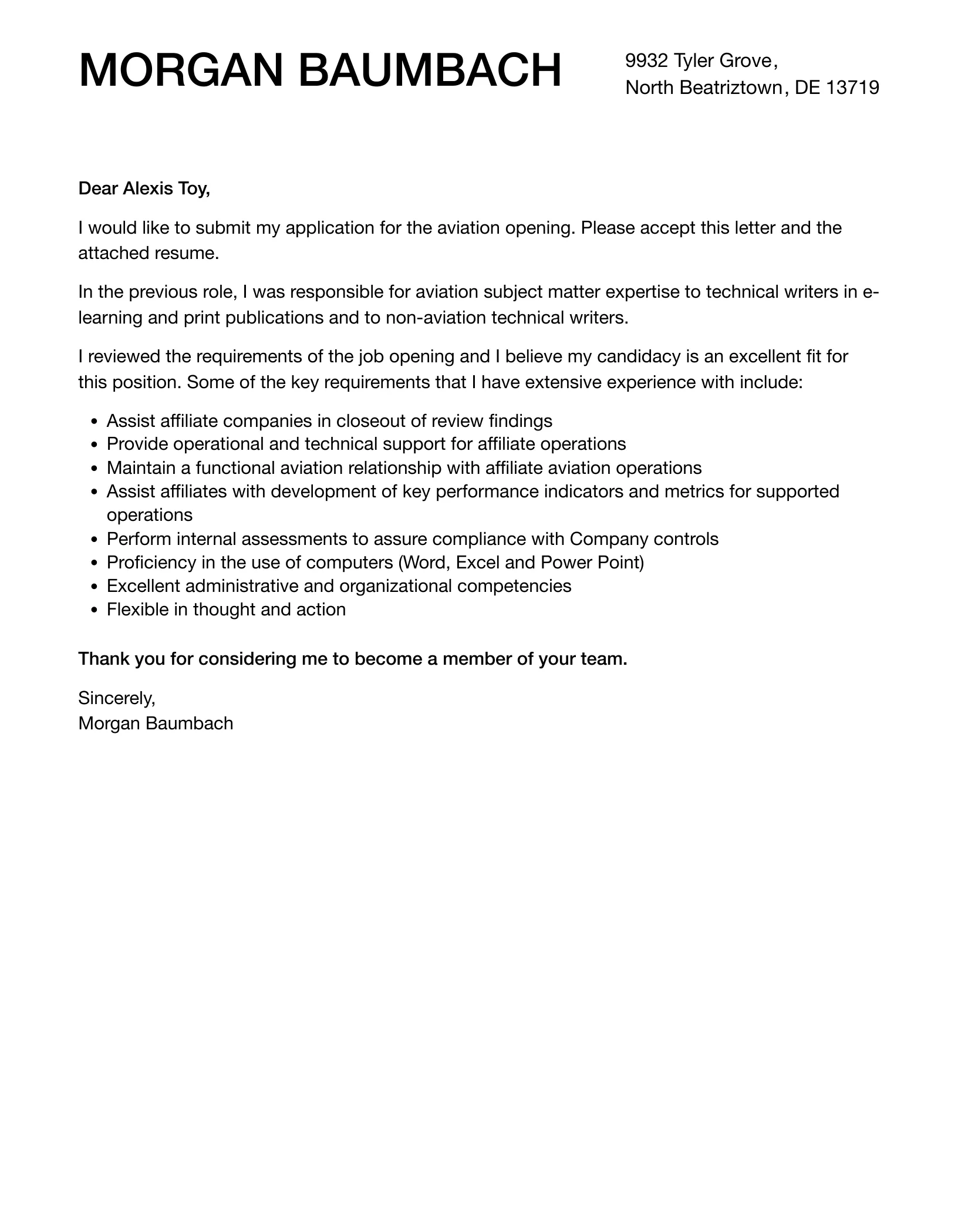 38429 aviation formatting