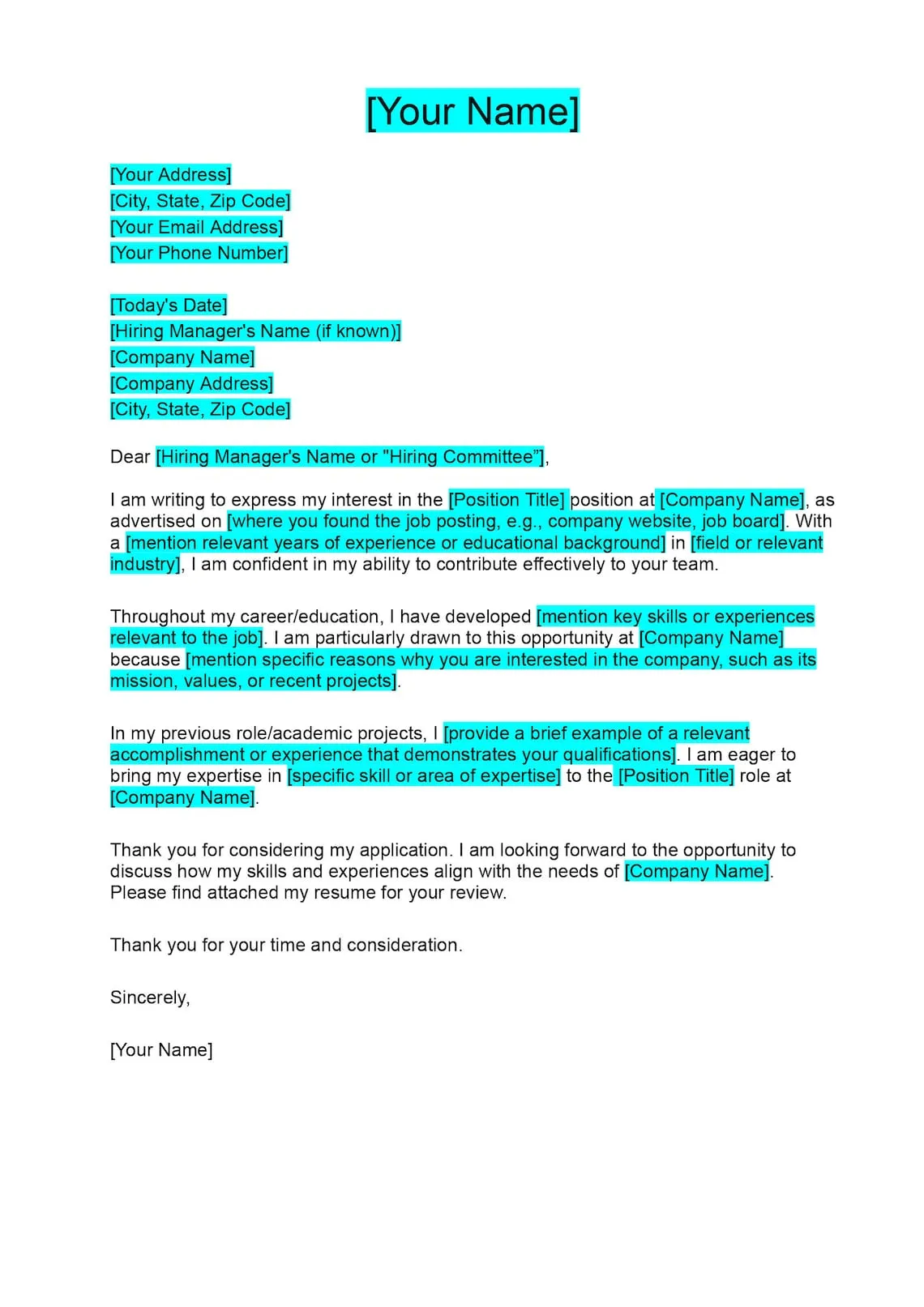 38430 executive cover letter