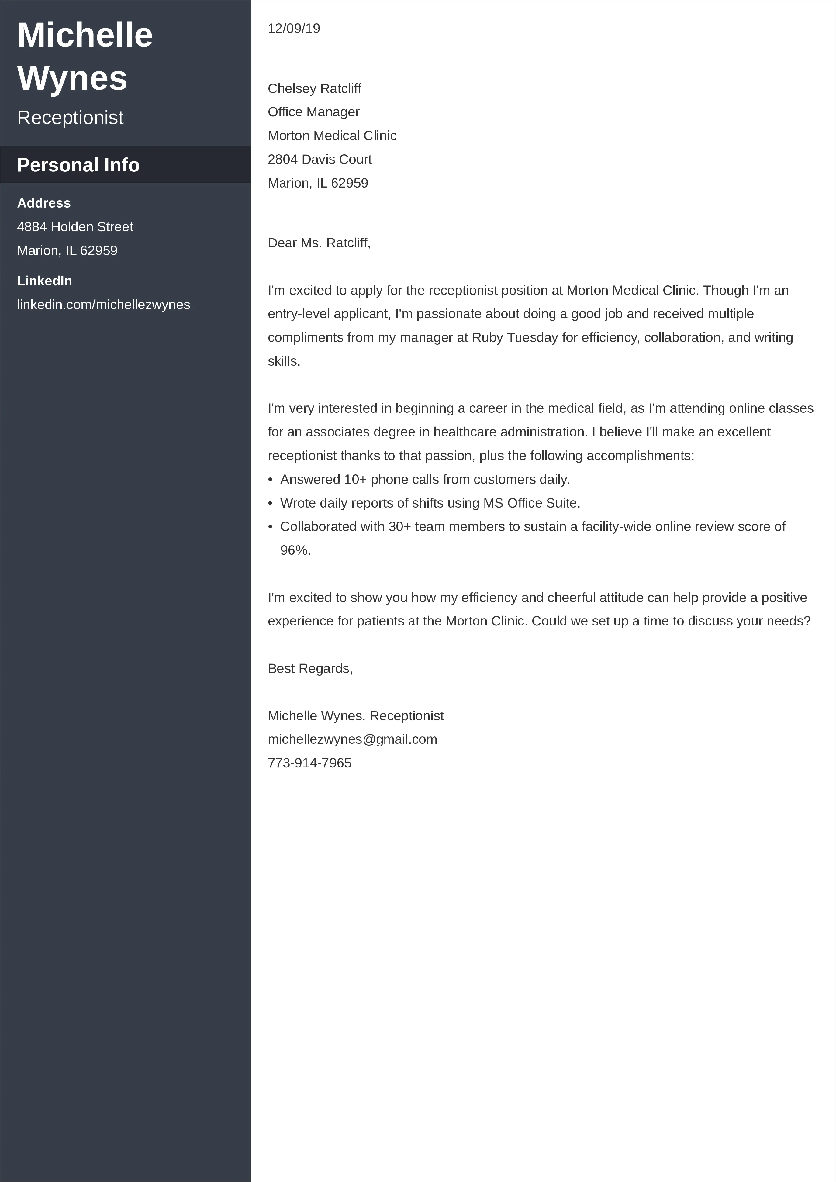 38433 proofreading cover letter