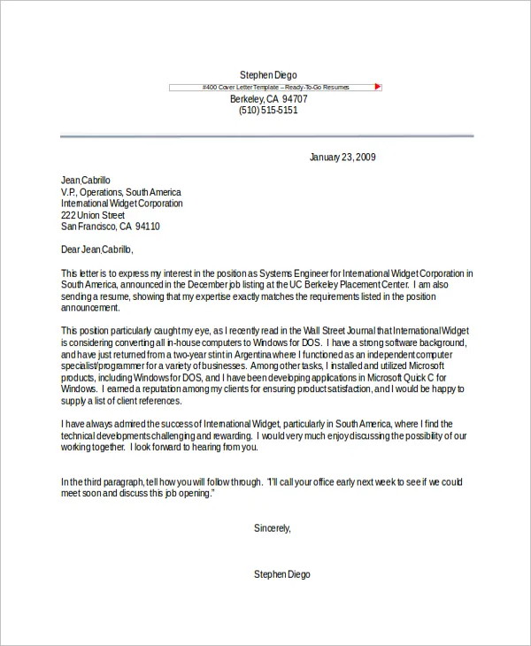 38436 cover letter template