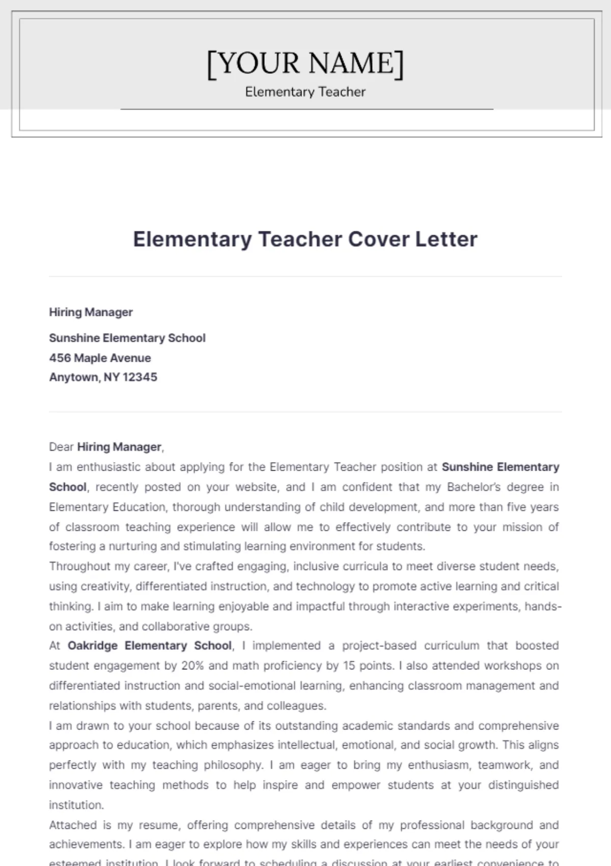 38450 teacher closing paragraph