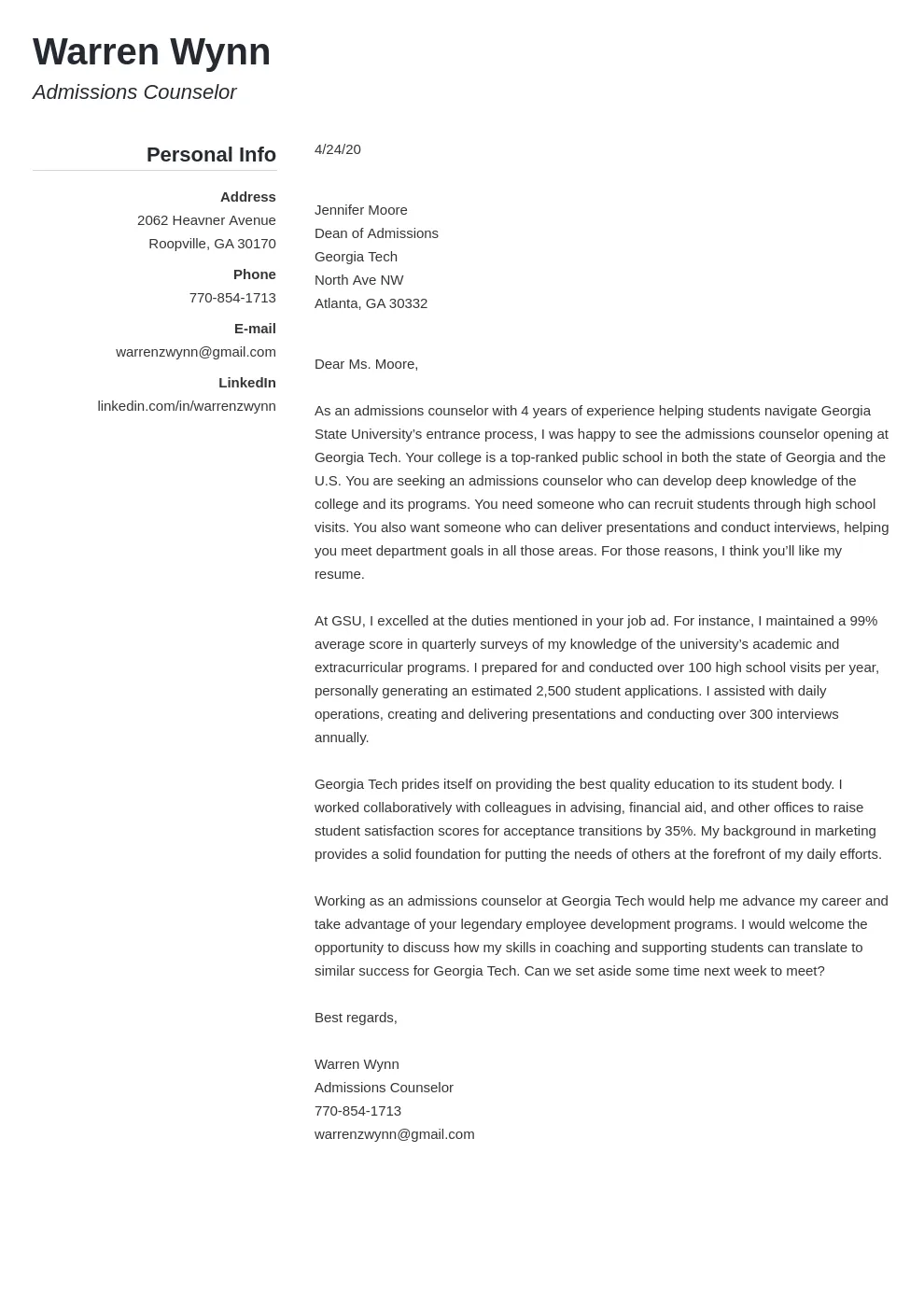38451 admissions counselor cover letter 2