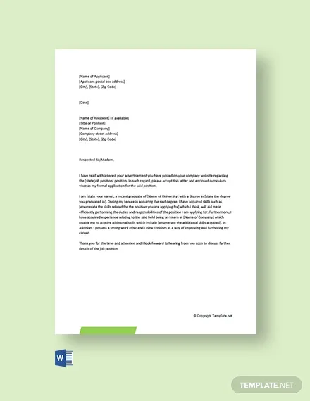 38456 tailoring cover letter
