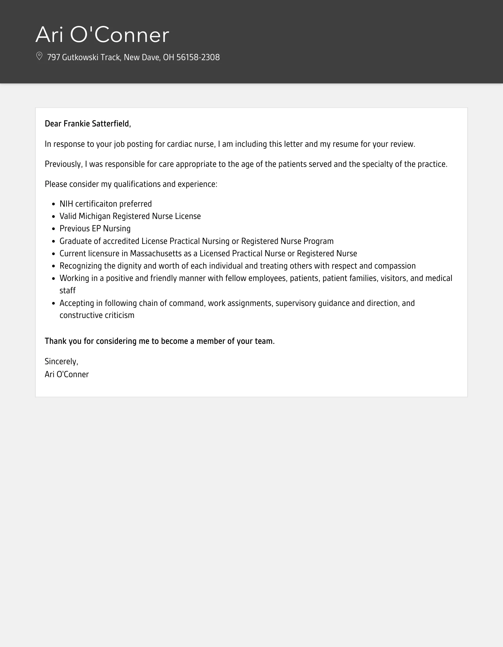 38458 professional greeting