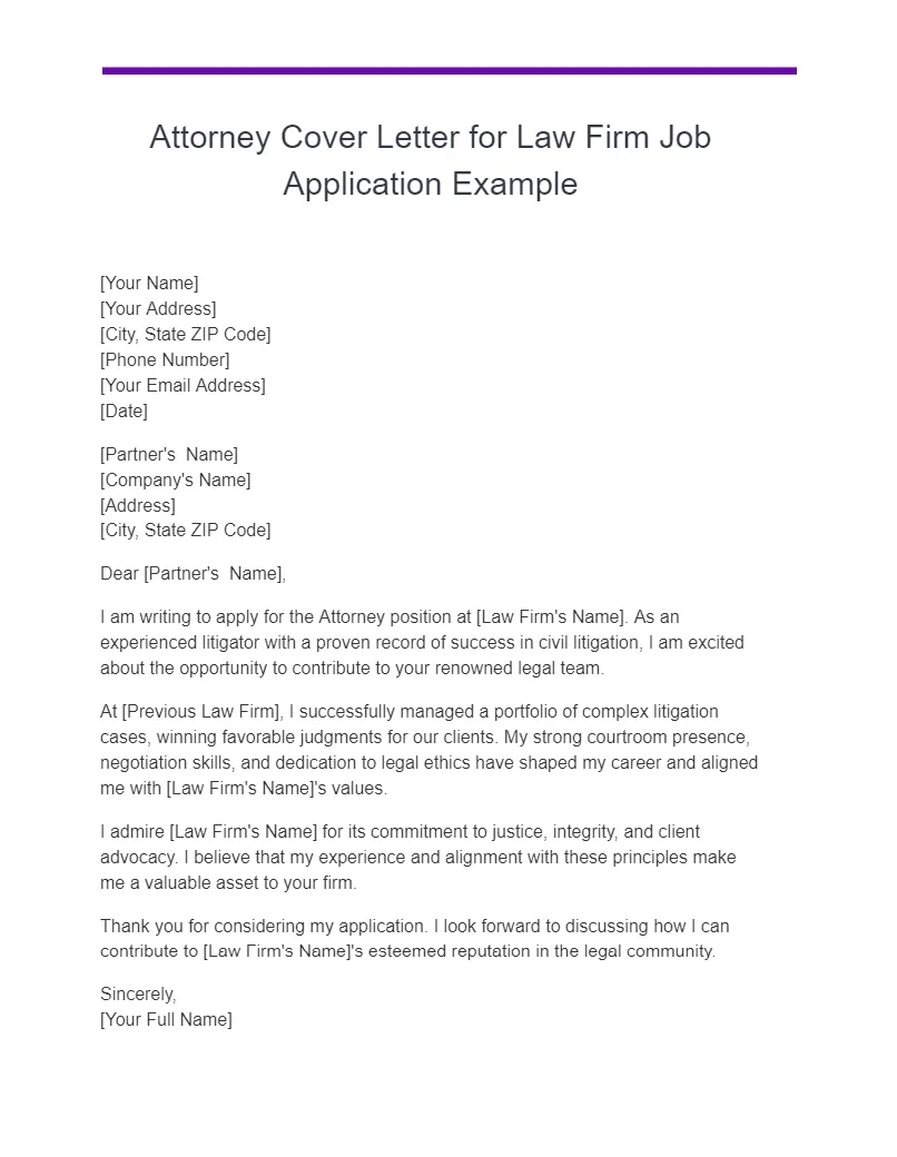 38459 litigation attorney cover letter mistakes