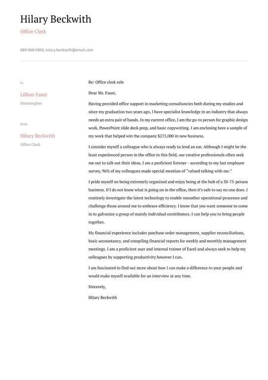 38478 office clerk achievements