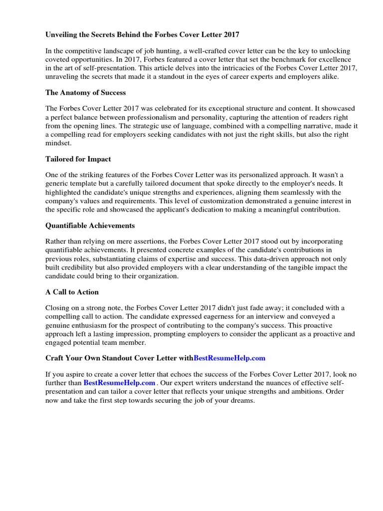 38483 cover letter importance