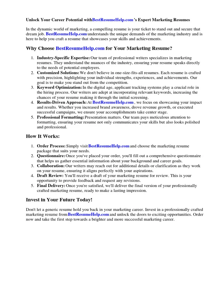38495 marketing cover letter writing