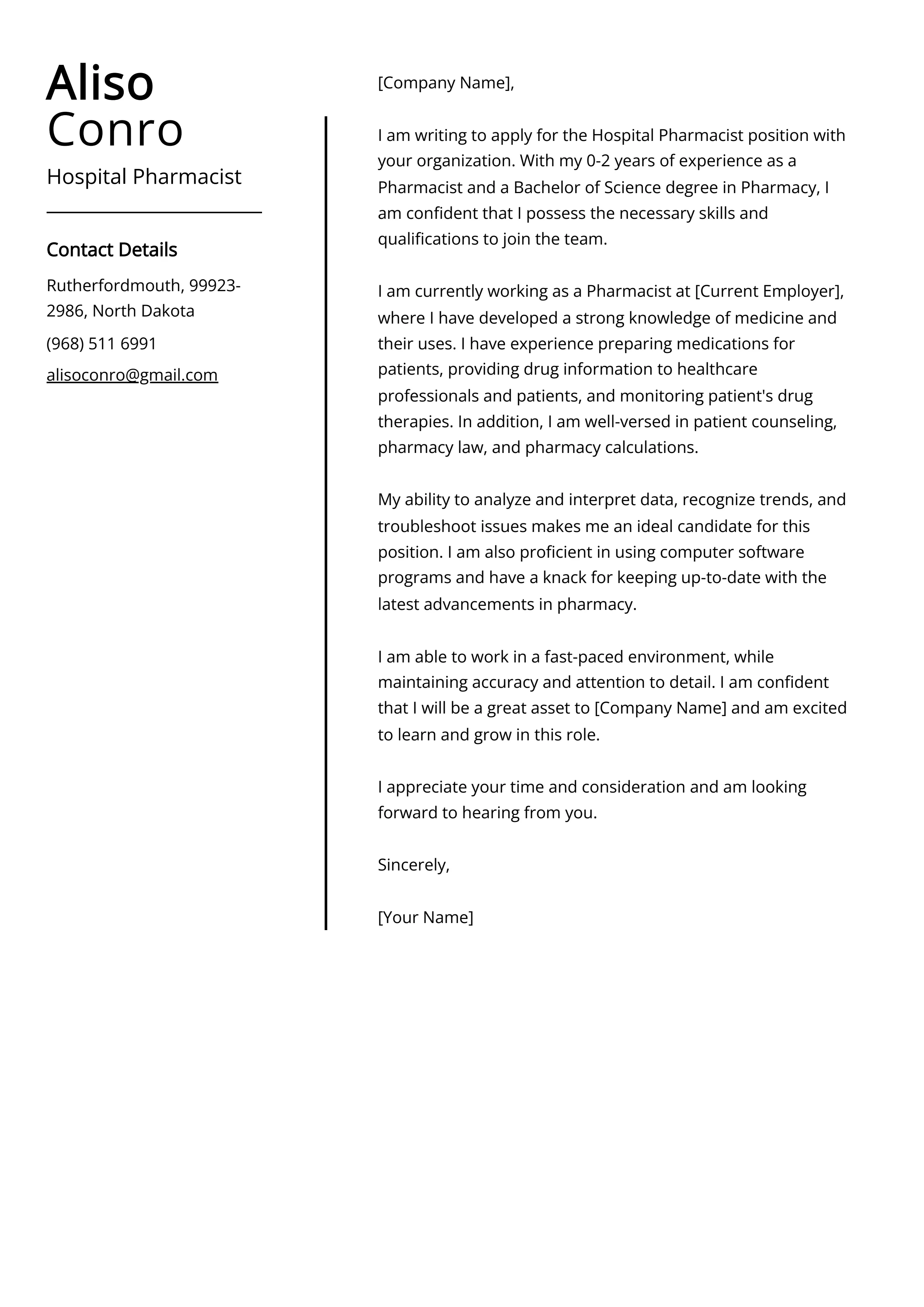38509 tailoring cover letter