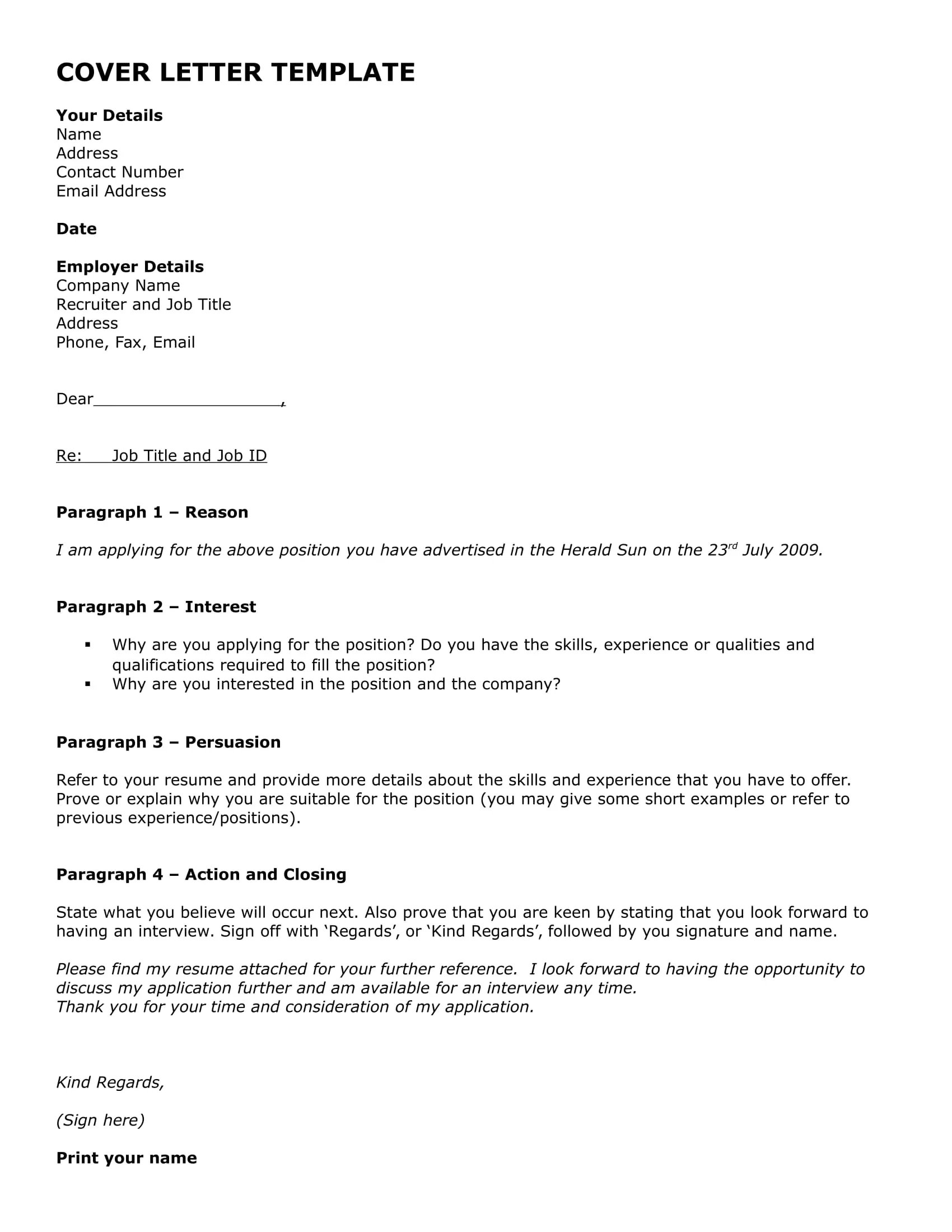 38531 tailoring cover letter