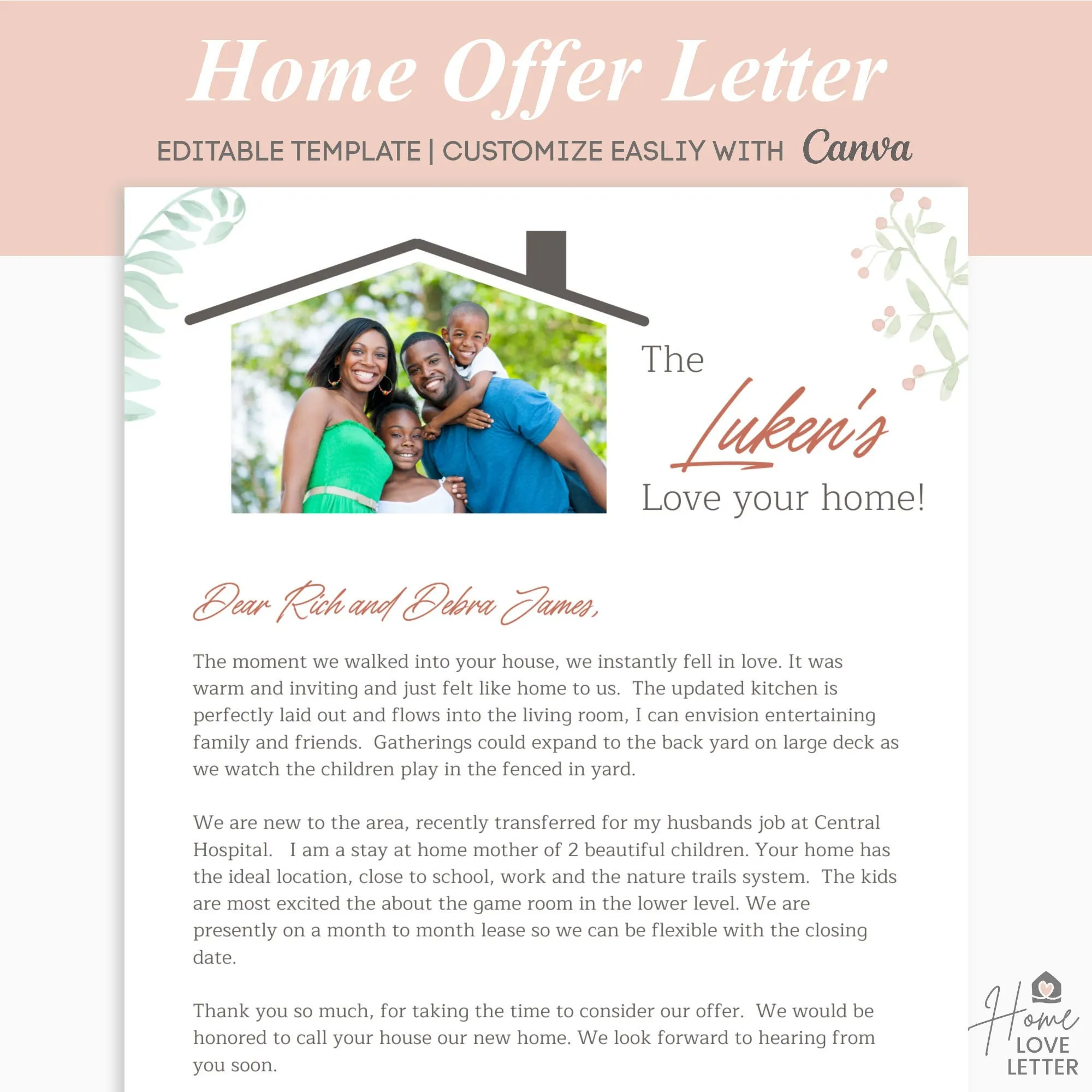 38535 house offer letter writing
