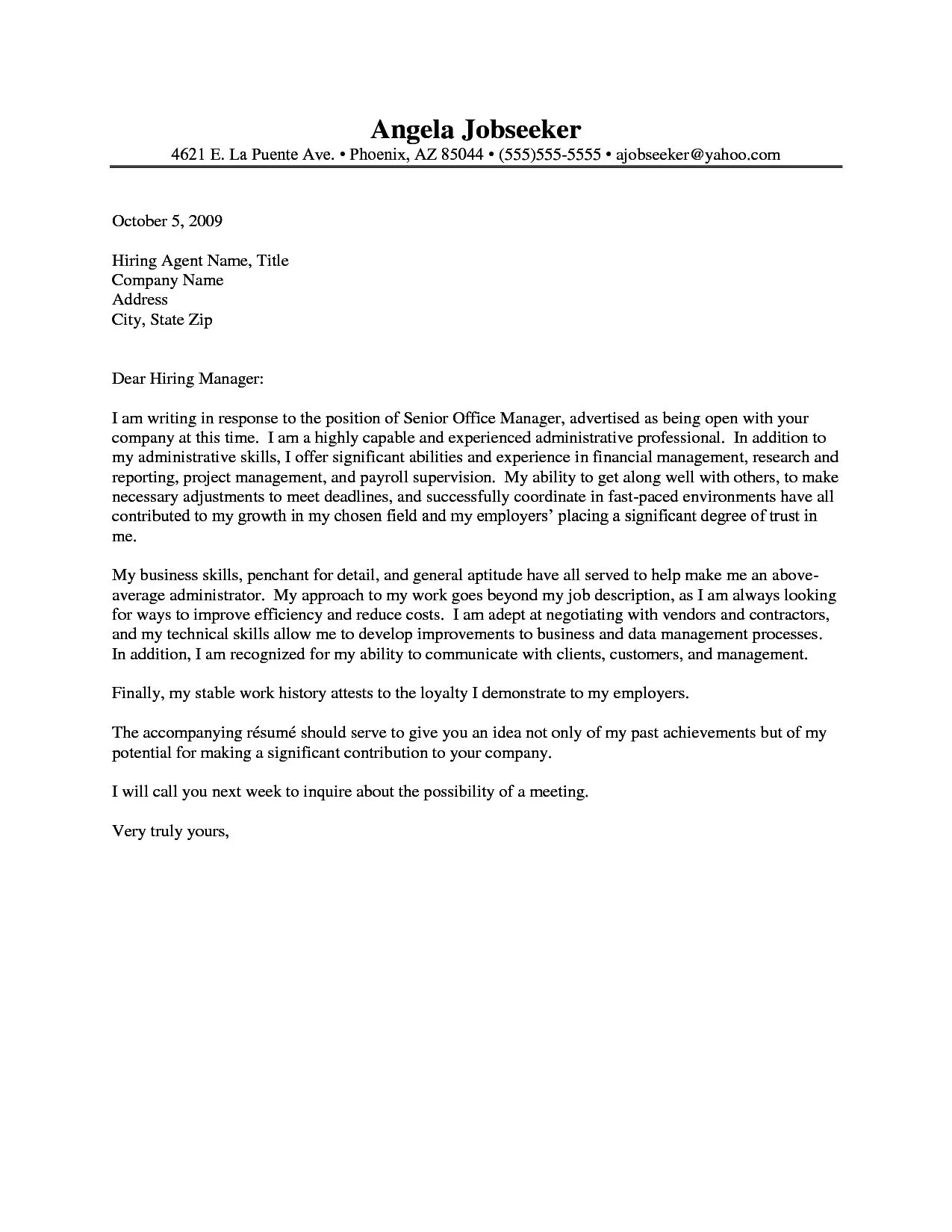 38563 admin assistant cover letter sample 1