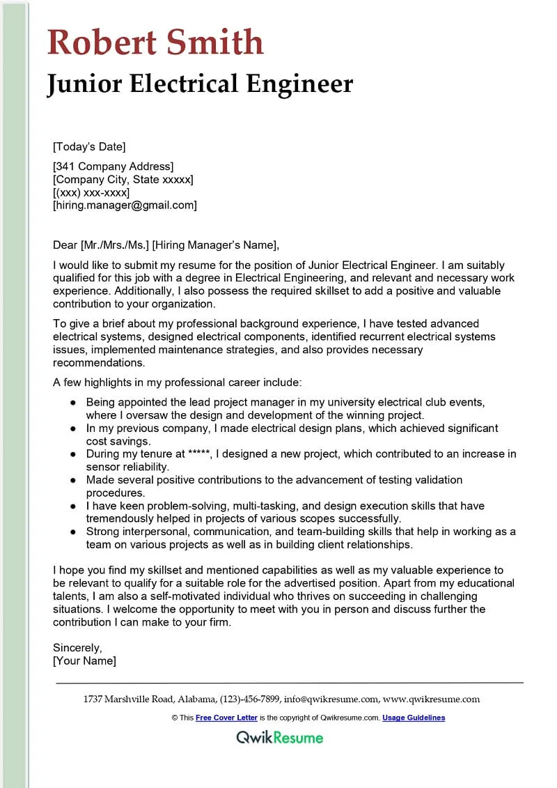 38573 electrical engineer closing