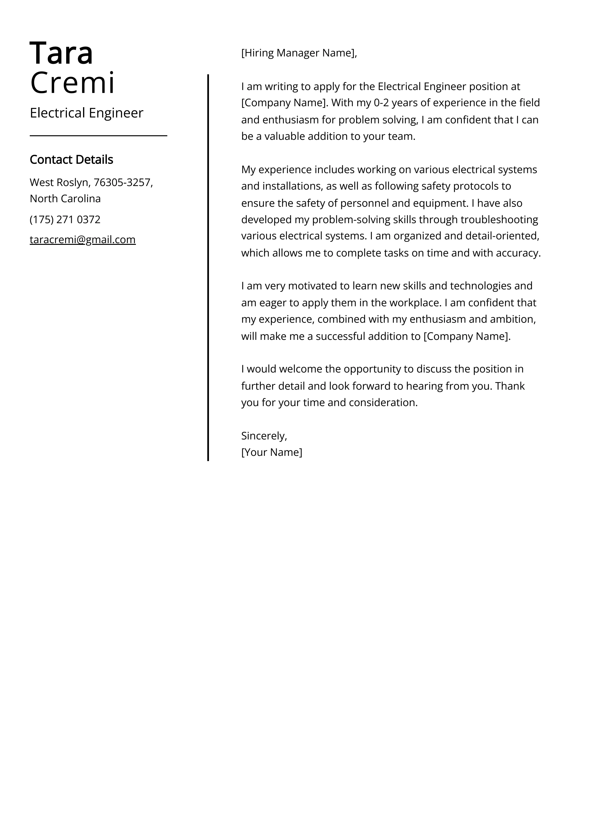 38573 electrical engineer projects