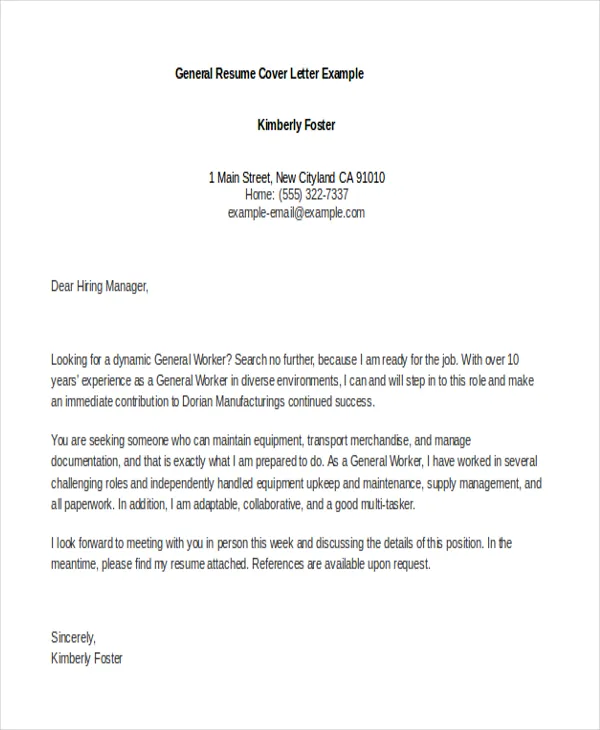 38582 cover letter formatting