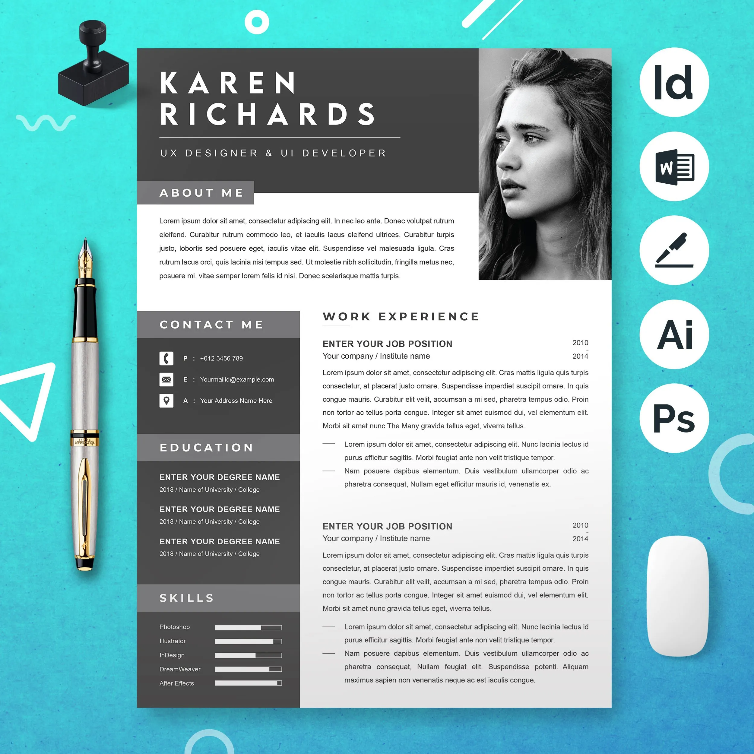 38582 resume cover letter components