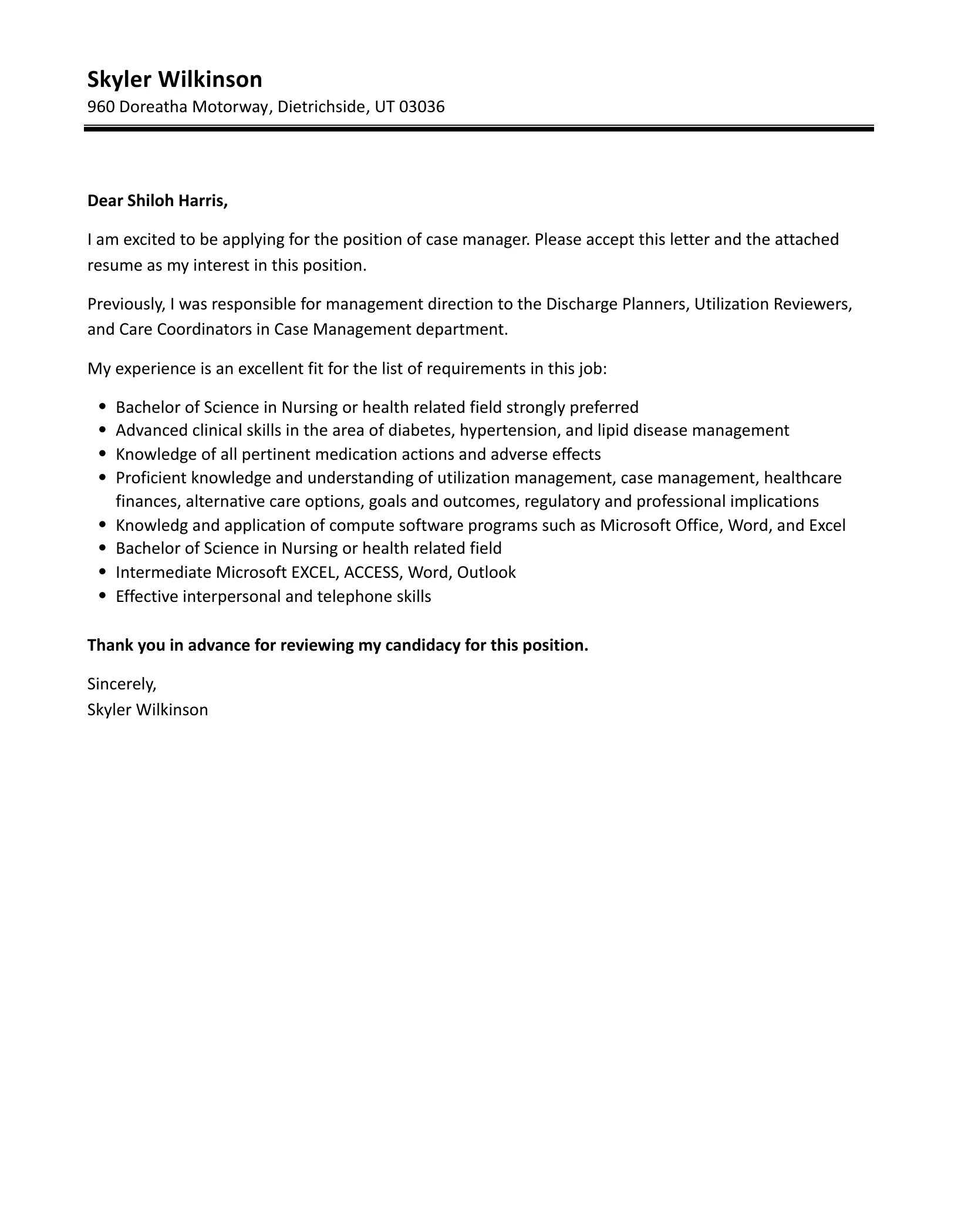38586 tailoring cover letter