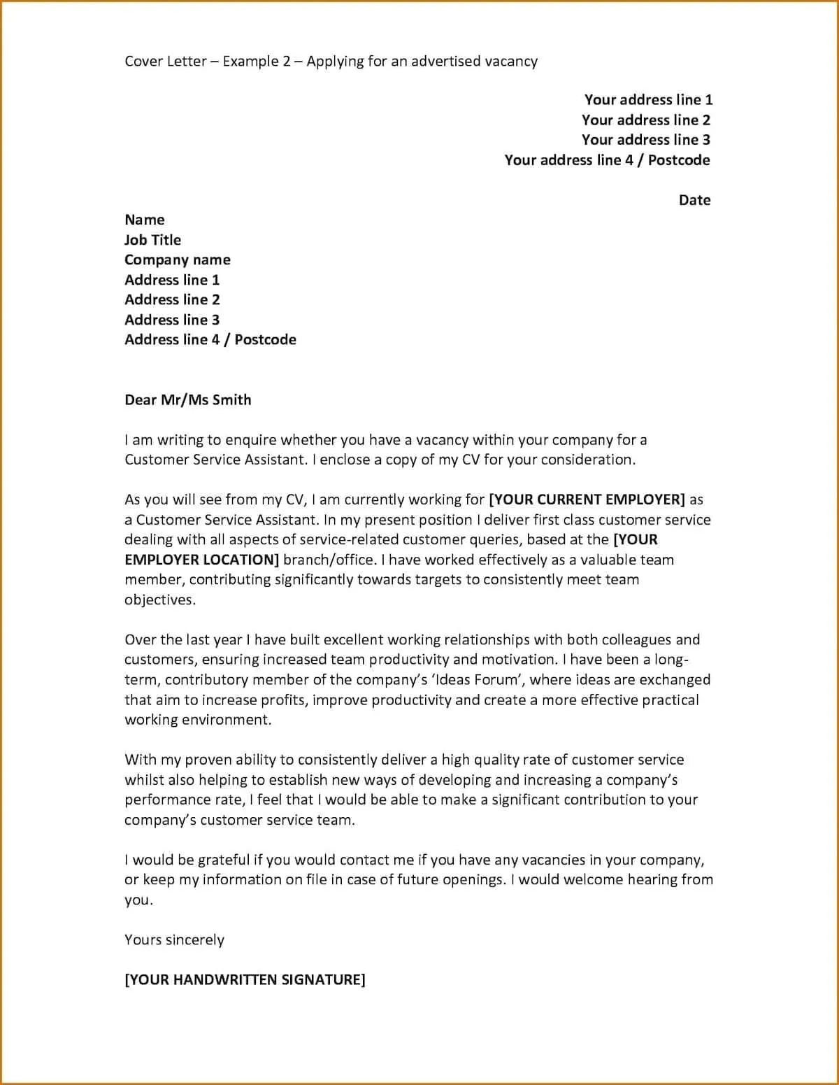 38590 cover letter format