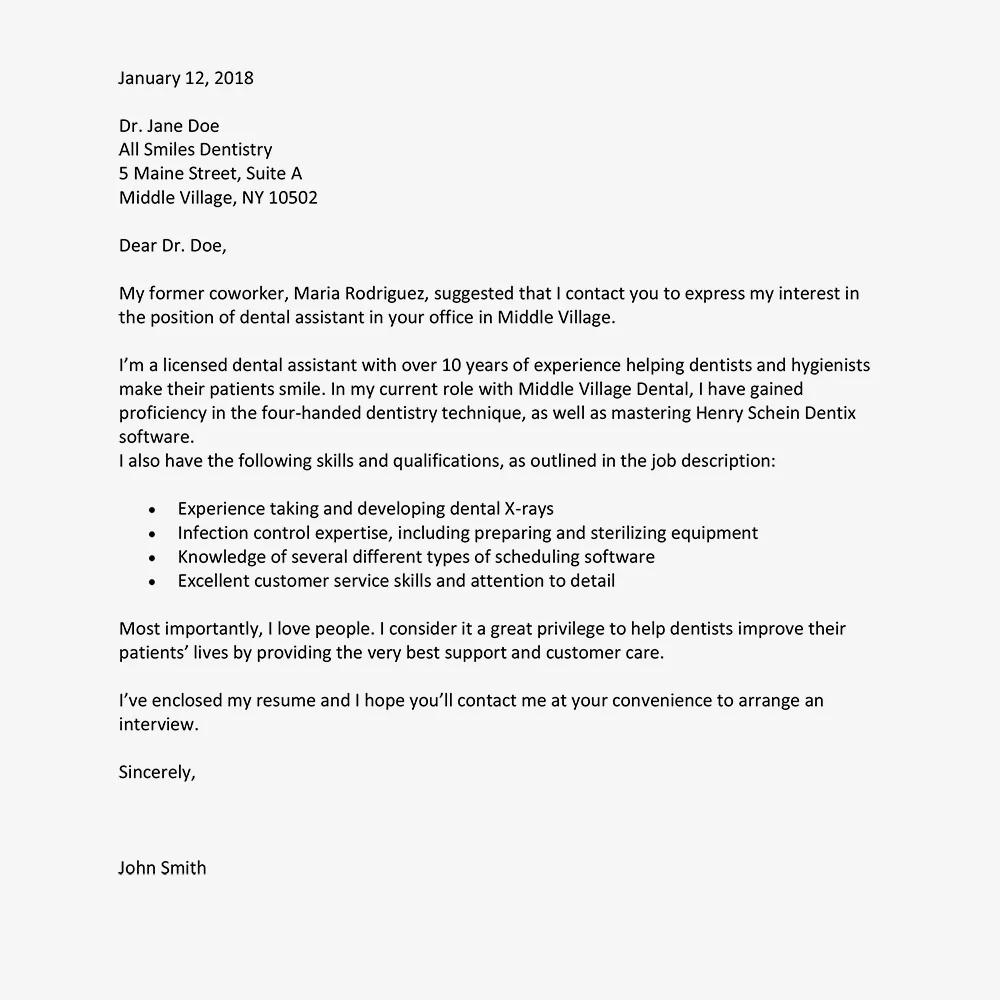 38603 enthusiasm in cover letter