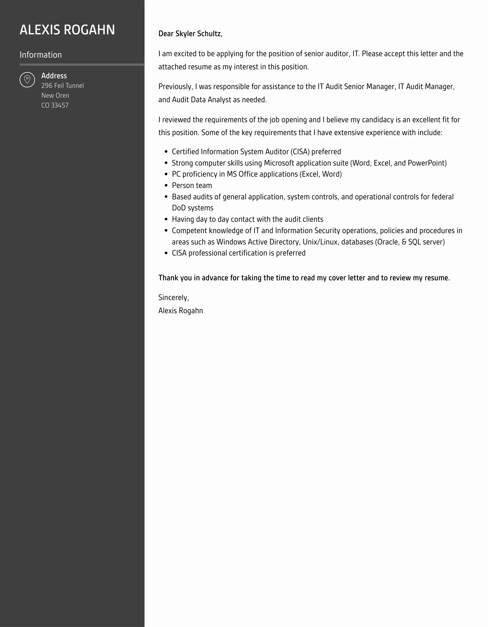 38621 cover letter formatting