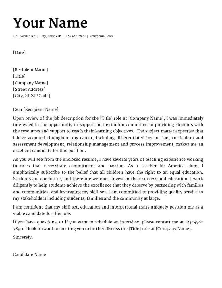 38622 teacher cover letter example