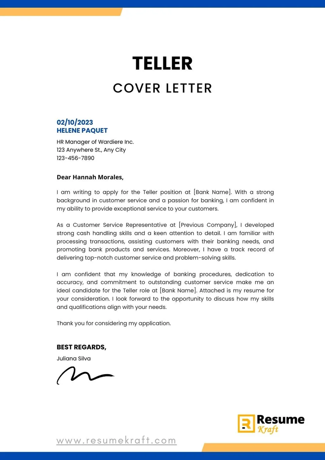 38638 cover letter structure