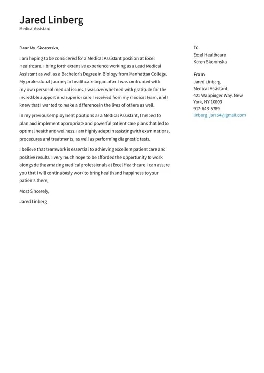 38648 medical office cover letter skills