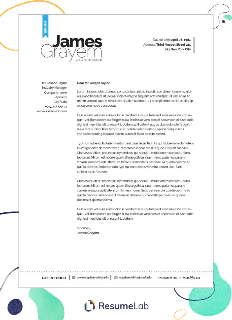 38655 minimalist cover letter