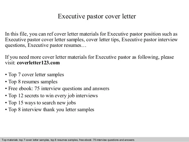 38660 pastor resume tips