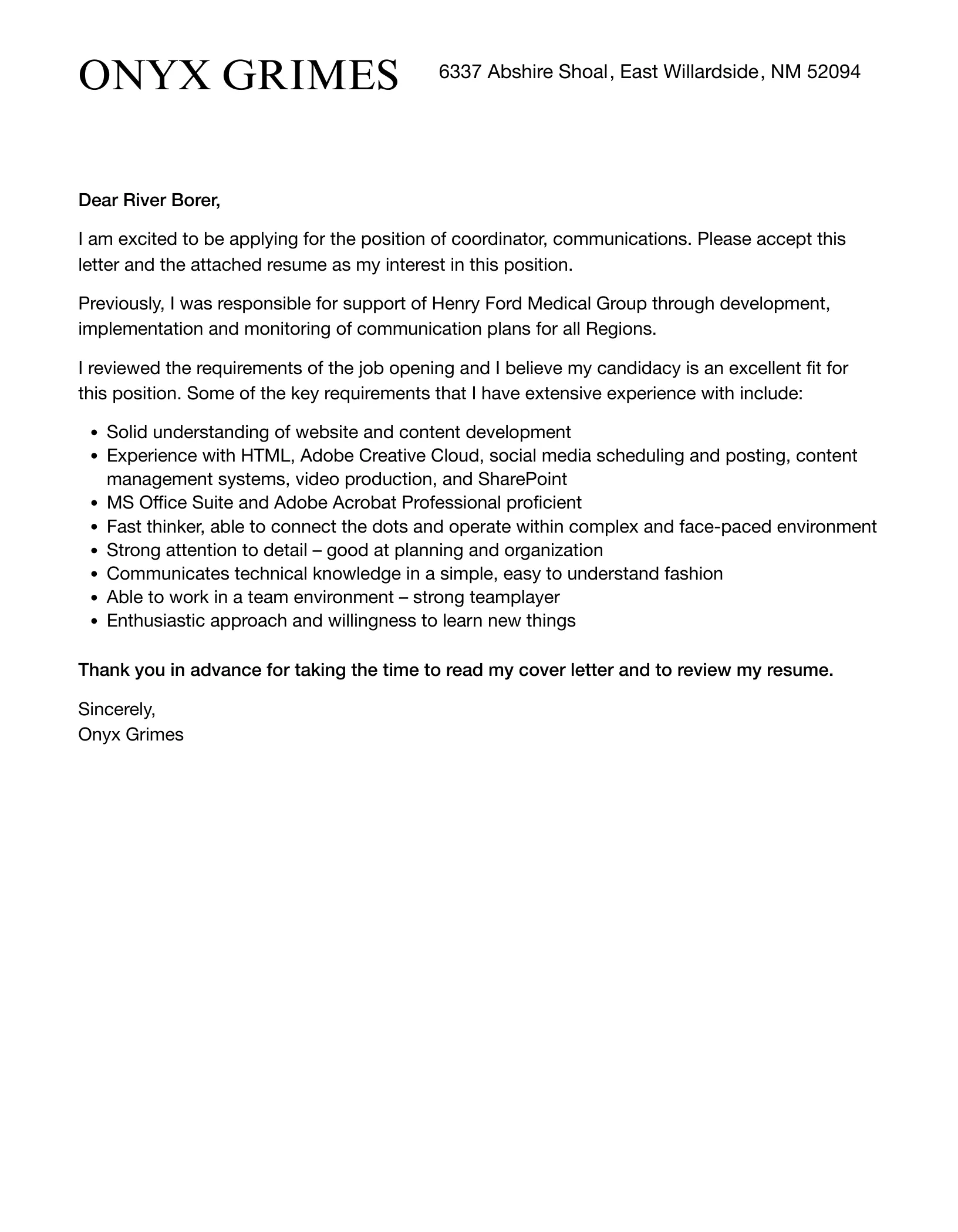 38664 tailor your letter