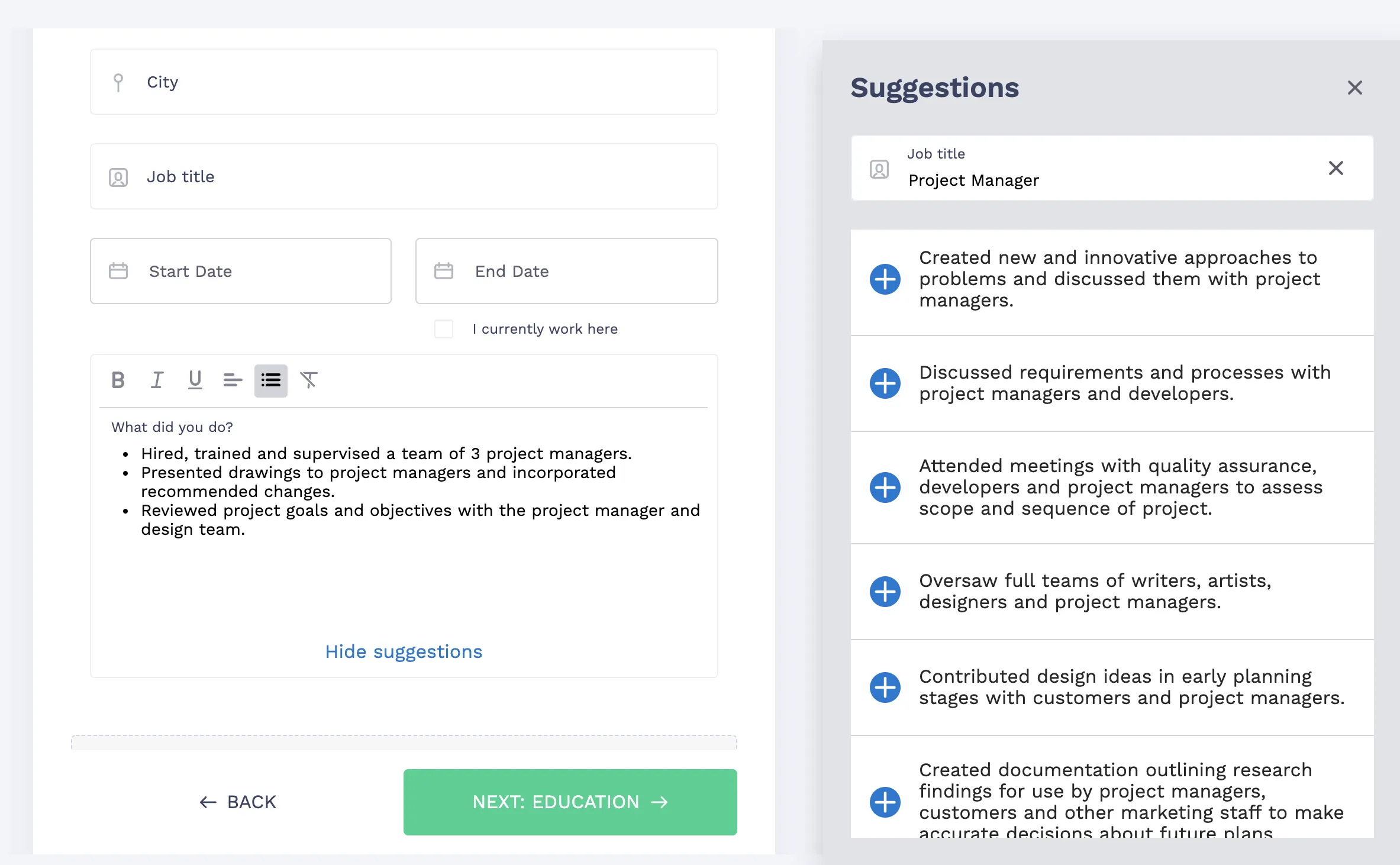 38672 resume components
