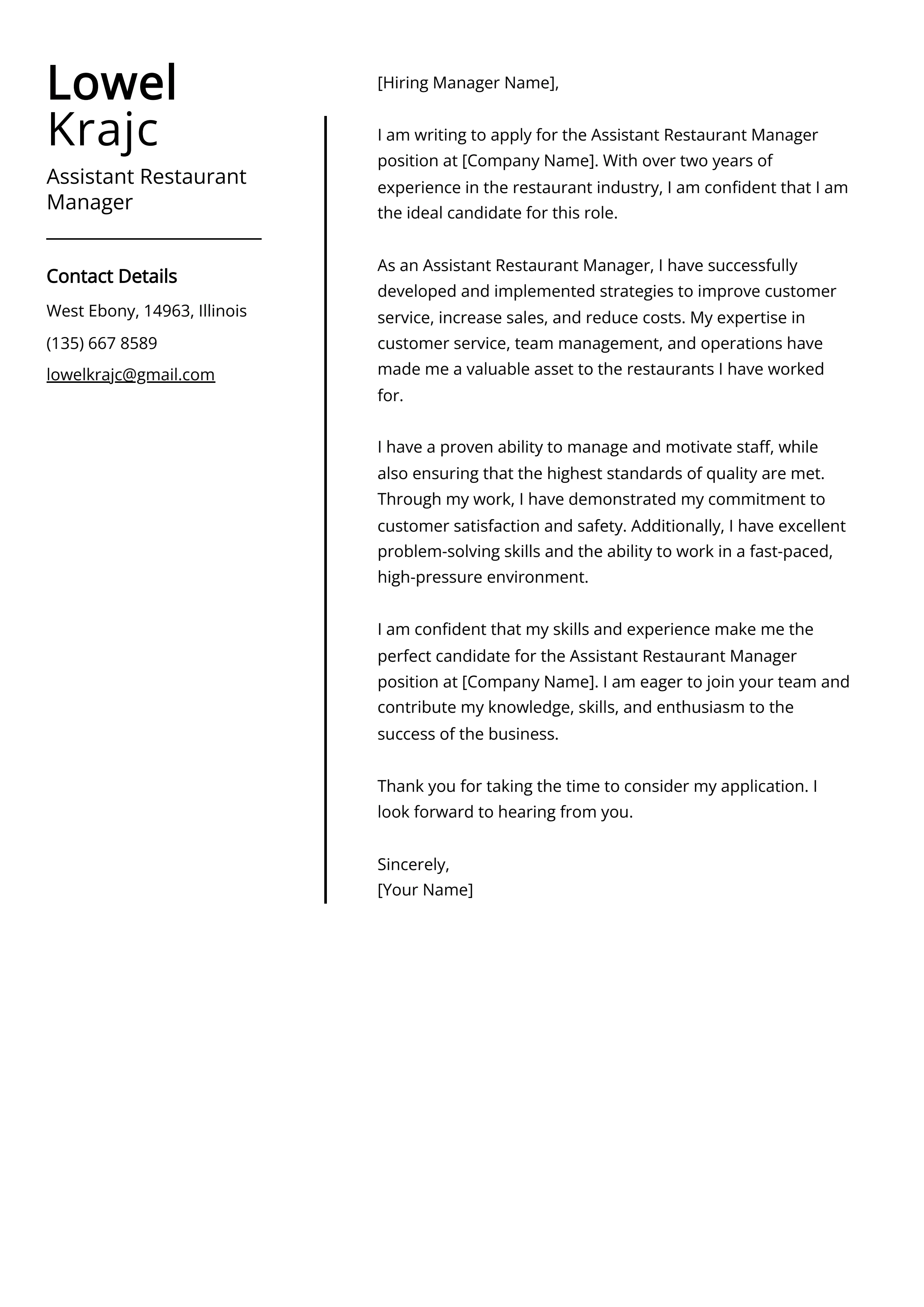 38685 restaurant gm skills