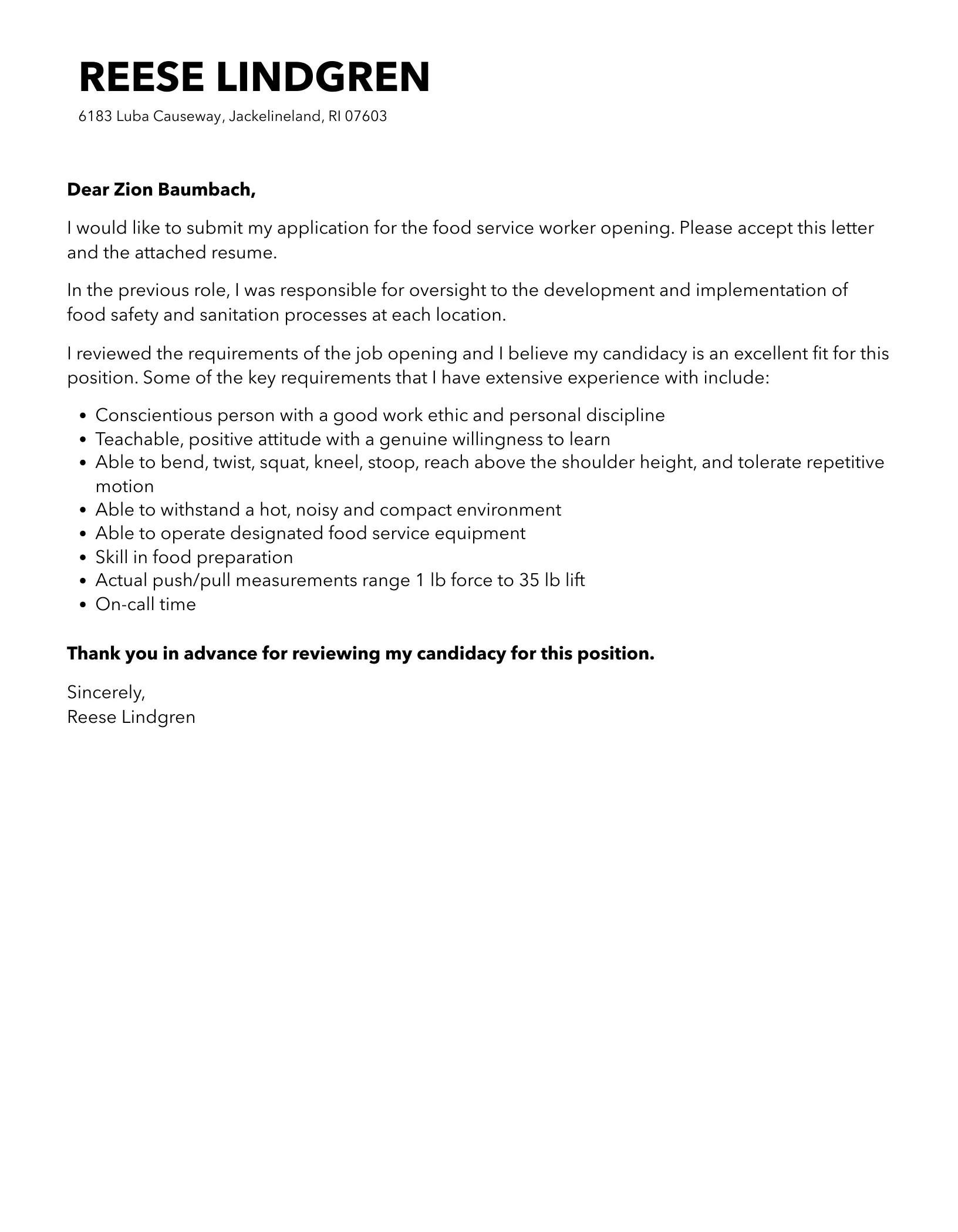 38687 cover letter formatting