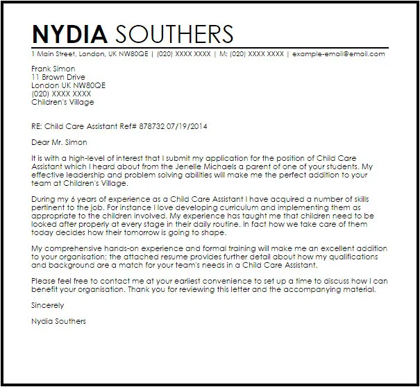 38704 professional cover letter