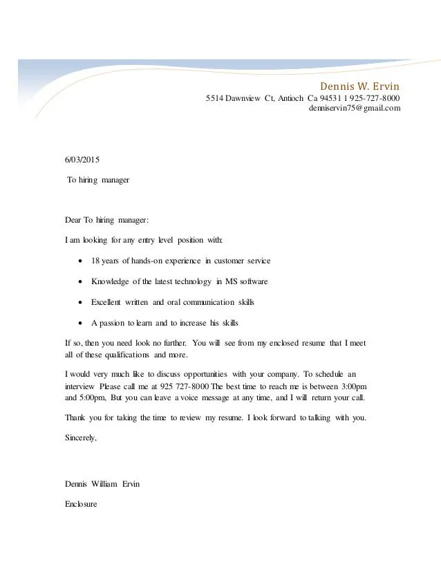 38705 cover letter tips